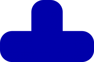 Golvmarkering symbol T-form