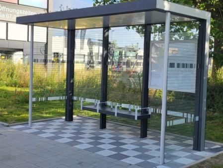 Busskur med grund