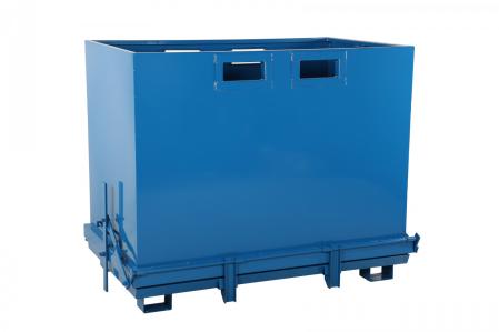 Bottentommande container 1800L