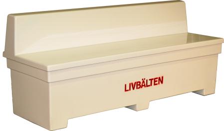 Glasfiberlada med rygg