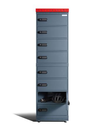 Laddskap for cykelbatteri