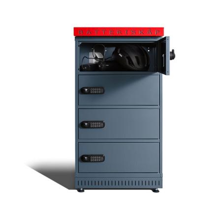 Laddskap for cykelbatteri