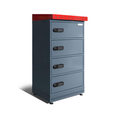 Laddskap for cykelbatteri