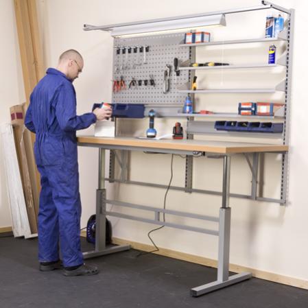 Arbetsbank 300kg motordrivet