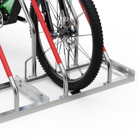 Cykelstall med ramlas