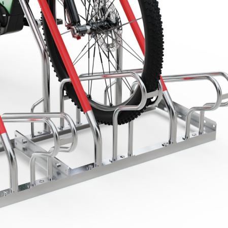 Cykelstall med ramlas