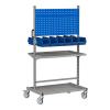 Montorvagn med plastbackar