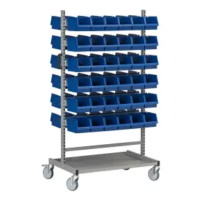 Montorvagn med plastbackar