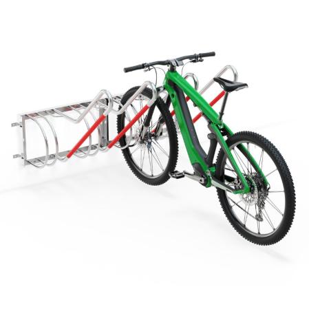 Cykelstall vaggmonterat med ramlas