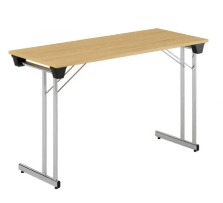 Stabilt och kraftigt konferensbord med fallbart stativ