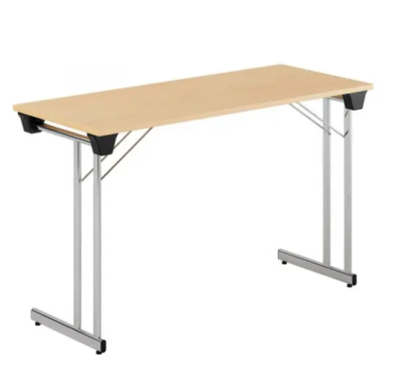 Stabilt och kraftigt konferensbord med fallbart stativ