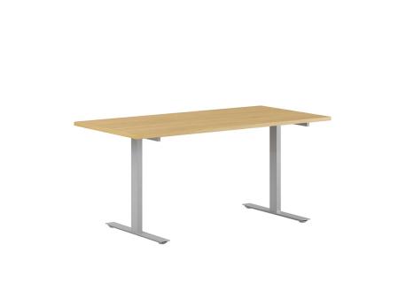 Skrivbord med fast T-stativ