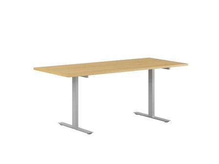 Skrivbord med fast T-stativ