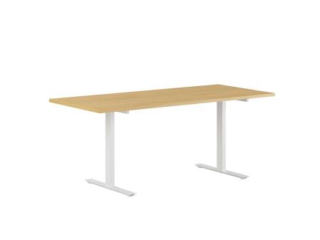 Skrivbord med fast T-stativ