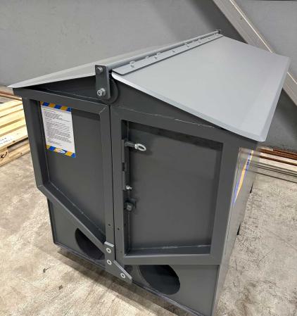 Lock till container