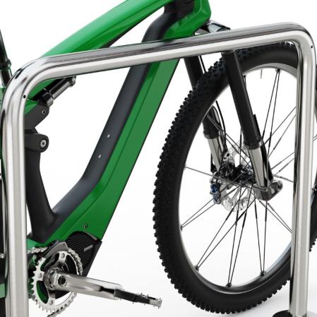 Cykelstall for nedgjutning