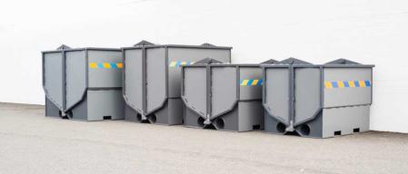 Bottentommande container