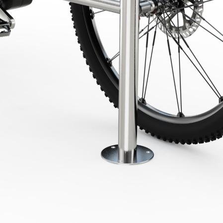 Cykelstall for nedgjutning