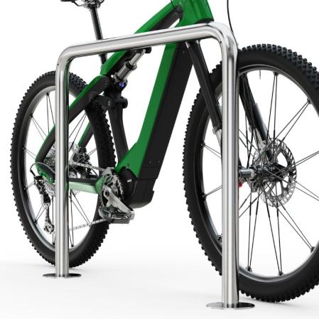 Cykelstall for nedgjutning