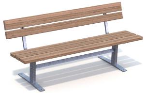 Soffa for parkmiljo