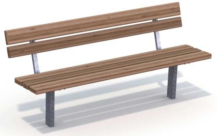 Soffa for parkmiljo