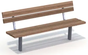 Soffa for parkmiljo