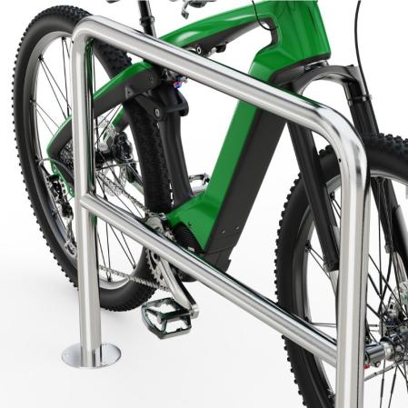 Cykelstall for nedgjutning