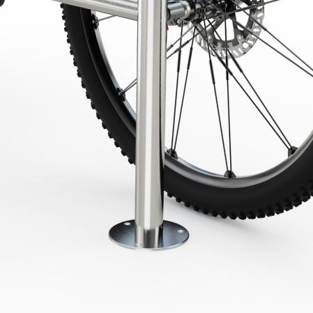 Cykelstall for nedgjutning