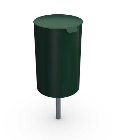 Papperskorg med bottenfaste