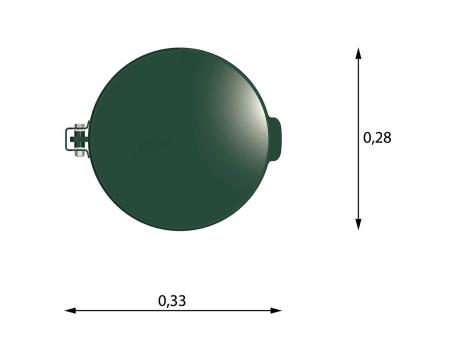 Papperskorg med bottenfaste