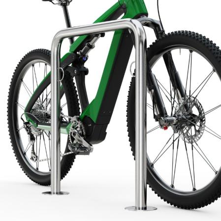 Cykelstall for nedgjutning