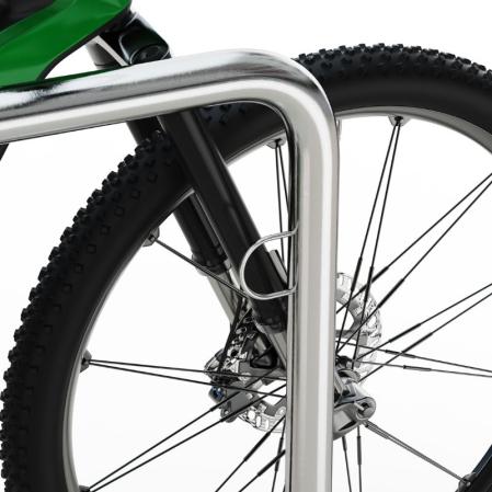 Cykelstall for nedgjutning
