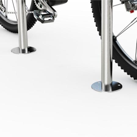 Cykelstall for nedgjutning
