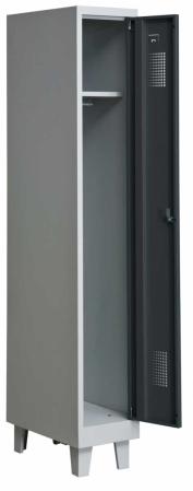 Helsvetsat kladskap med ben och 1 dorr