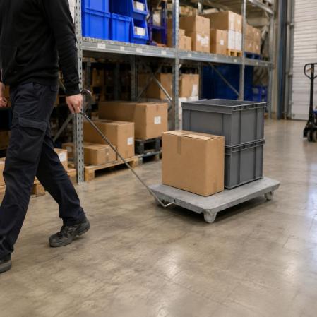 Dragkrok till butikstralla