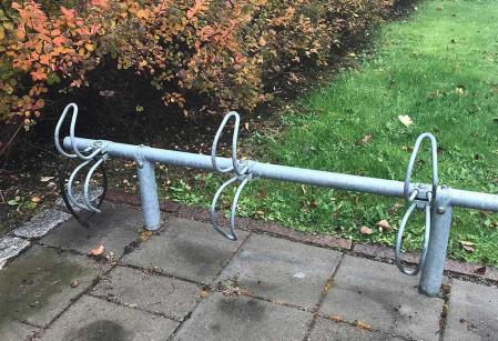Cykelstall platsgjutning
