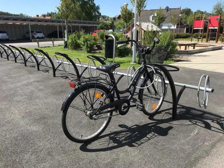 Cykelstall nedgjutning