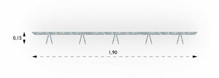 Cykelstall for vaggmontering