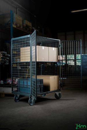 Sakerhetscontainer med lasregel