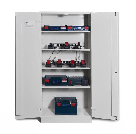 Batteriskap brandisolerat