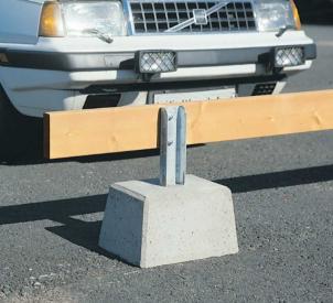 Parkeringsracke fristaende