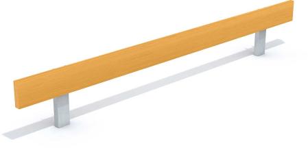 Parkeringsracke for nedgjutning
