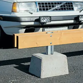 Parkeringsracke dubbelt for nedgjutning