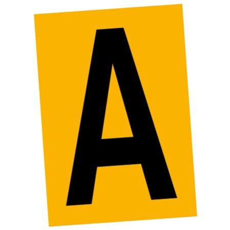 Sjalvhaftande tecken
