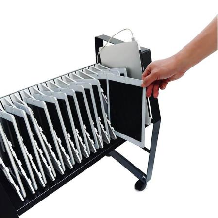 Laddvagn for iPads.