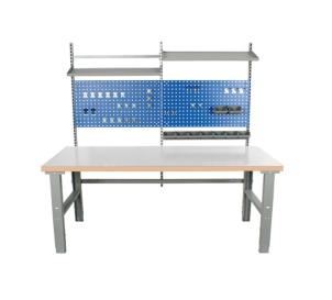 Arbetsbank med komplett inredning