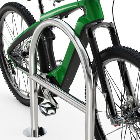 Cykelstall for nedgjutning
