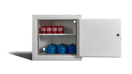 Flyttbart hyllplan till gasolskap