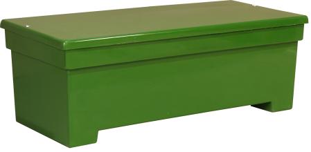 Glasfiberlada med gangjarn i bakkant