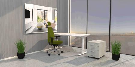 Kontorsstol med ergonomisk sits